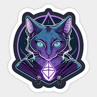 The Warlock Cat Sticker